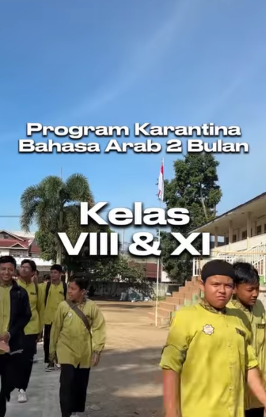 Karantina Bahasa Arab 2 Bulan Siswa Baru Sekolah IT Al-Fath Payakumbuh